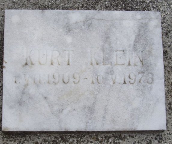 Klein Kurt 1909-1973 Grabstein